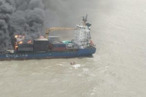 India Container Ship Fire